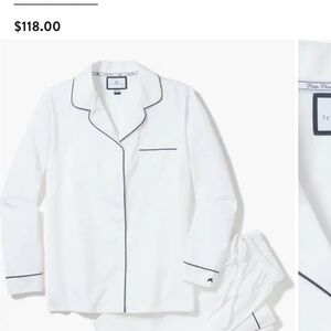 White Pajama top size 14 kids